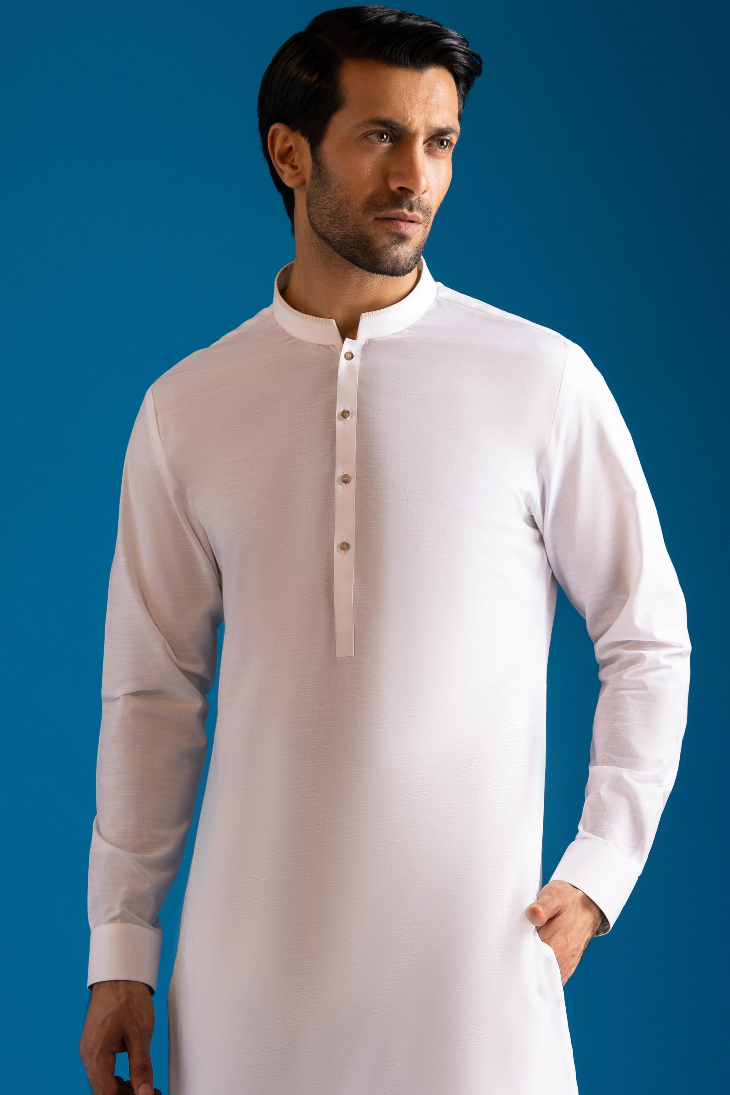 OFF WHITE BLENDED KURTA TROUSERS | CCMKT-S-US-39370-1/4 - STOCKHOLM - Image 3