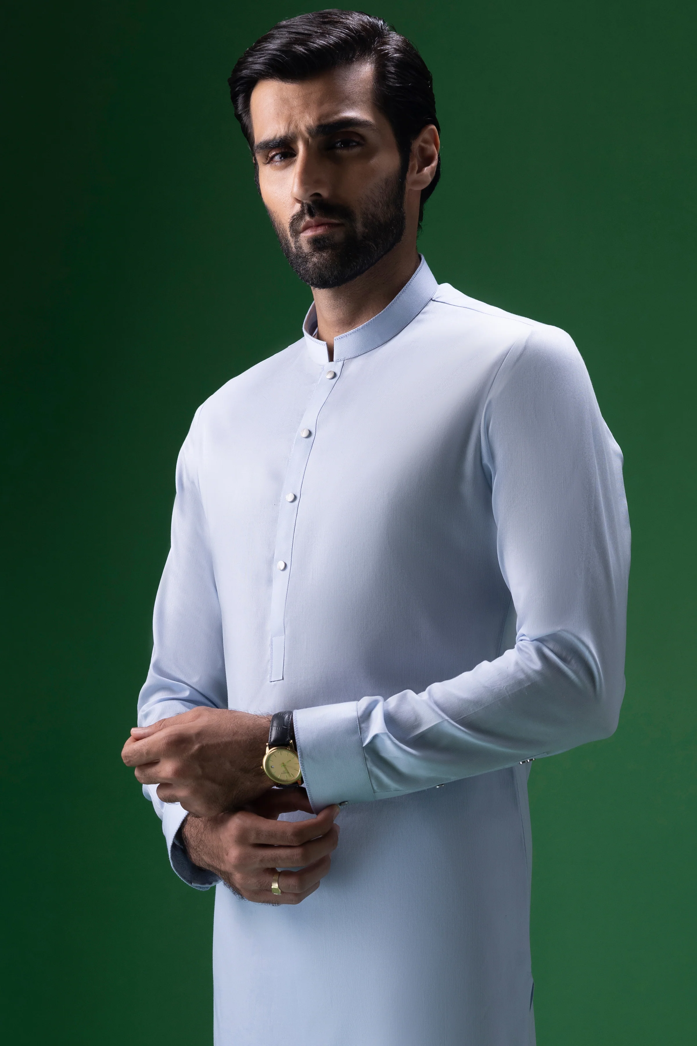 SKY COTTON KURTA TROUSERS | CCMKT-S-US-39374-1/4 - ANDORRA - Image 3