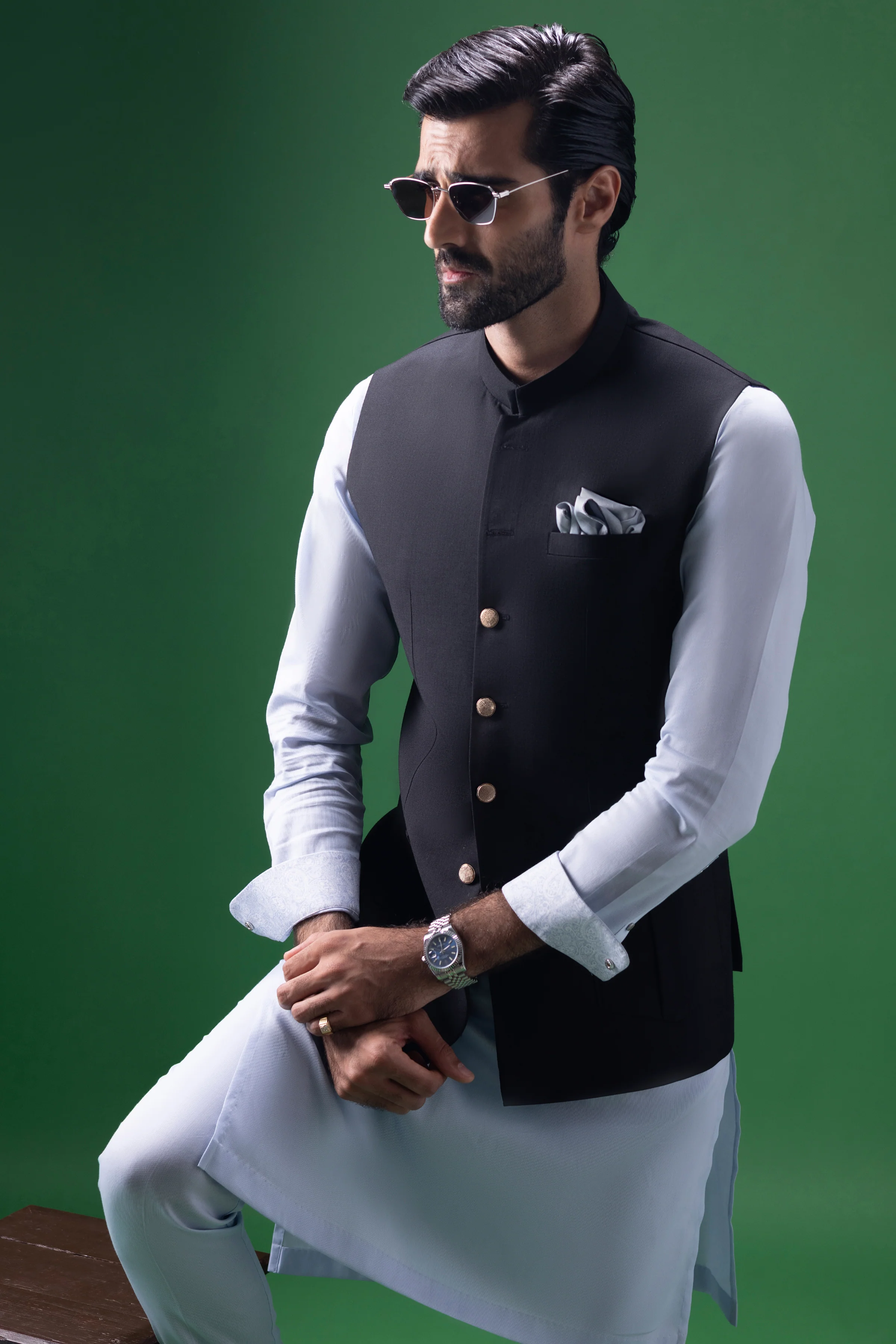 SKY COTTON KURTA TROUSERS | CCMKT-S-US-39374-1/4 - ANDORRA - Image 4