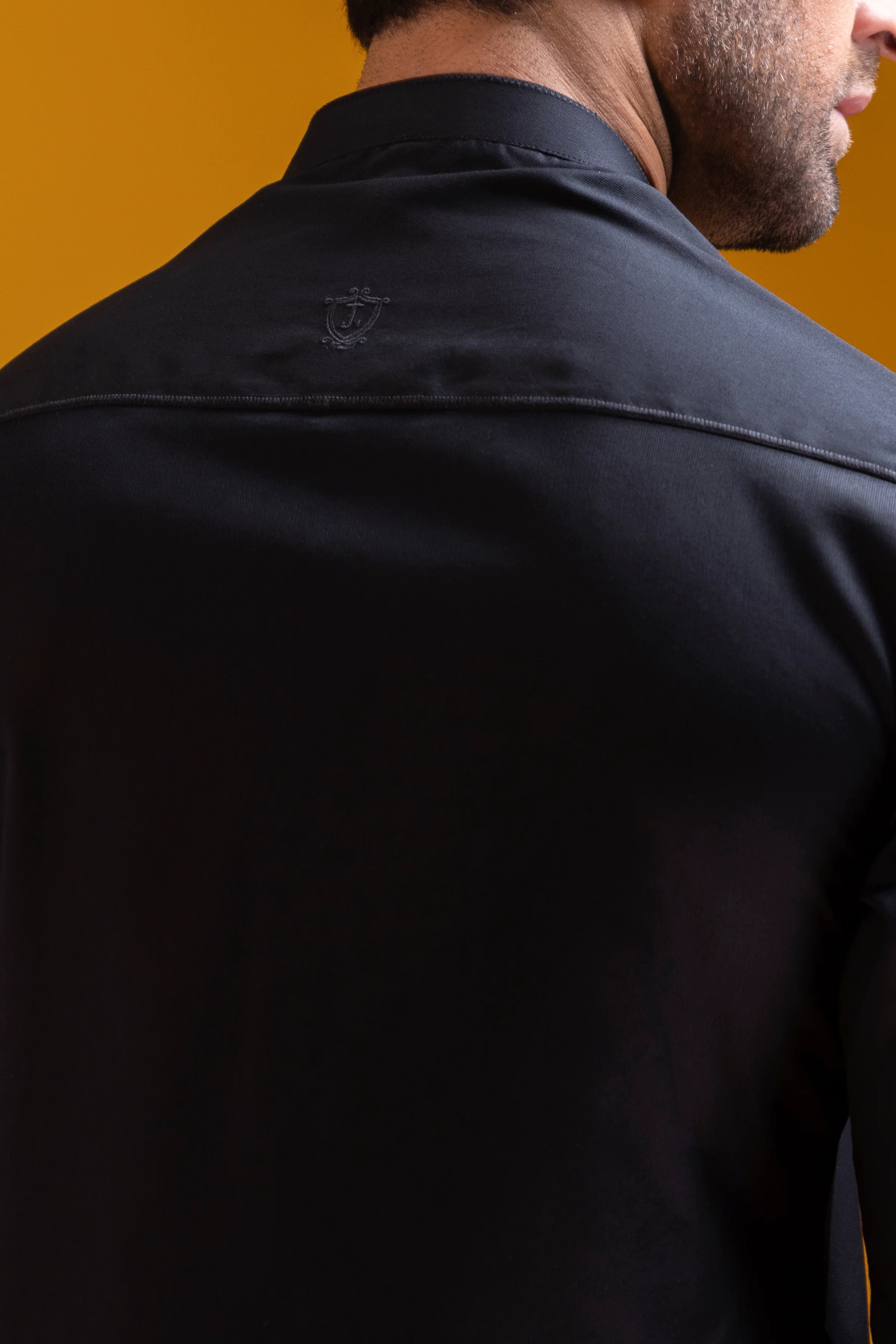 BLACK COTTON KURTA TROUSERS | CCMKT-S-US-39374-3/4 - ANDORRA - Image 4