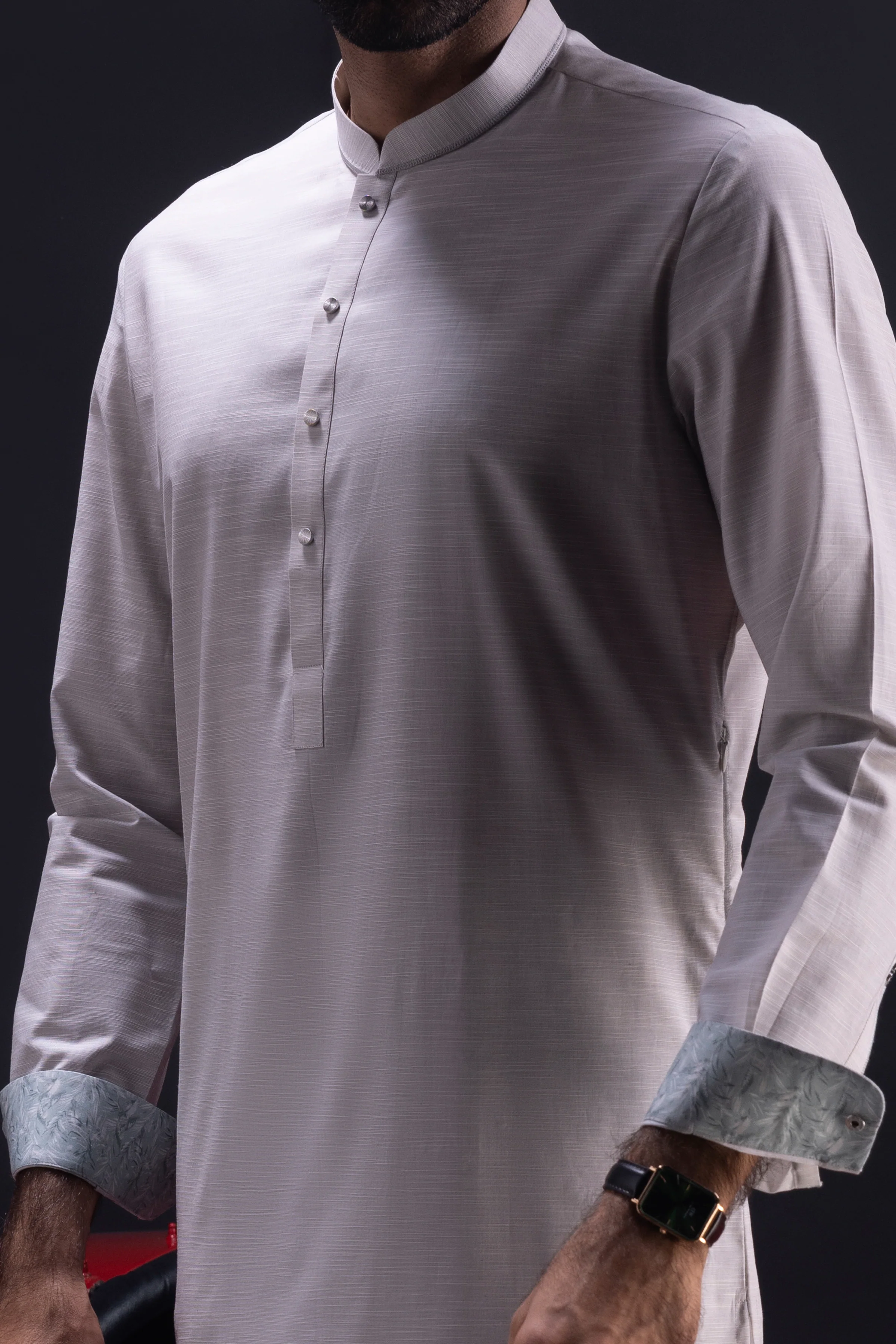 LIGHT MINT COTTON KURTA TROUSERS | CCMKT-S-US-39380-2/4 - SERBIA - Image 2