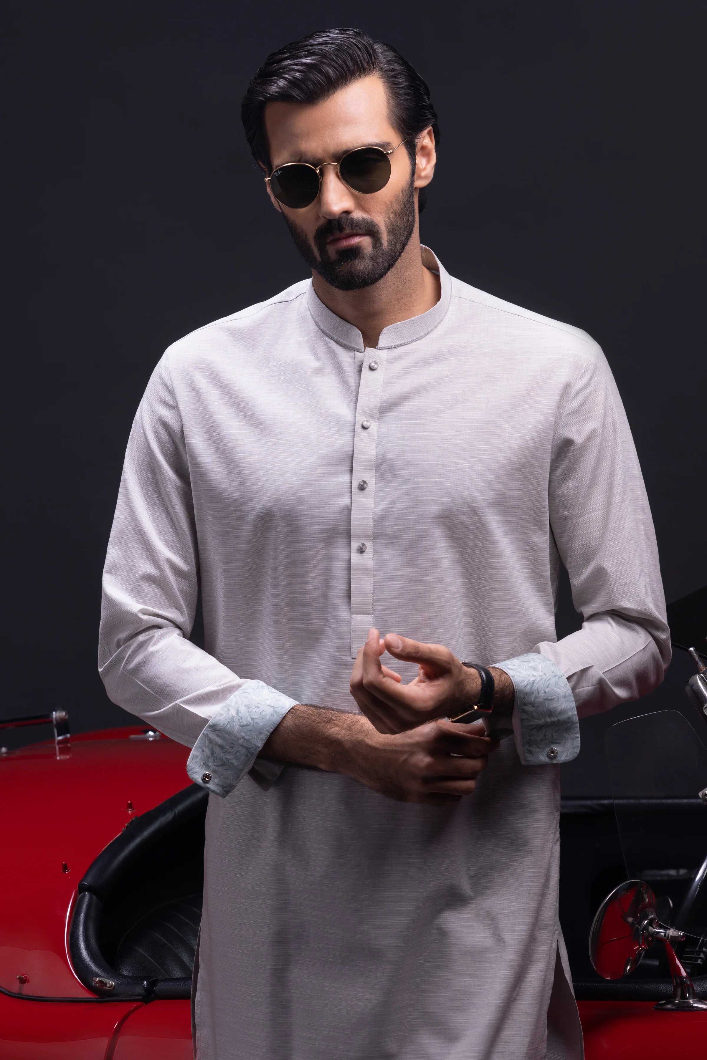 LIGHT MINT COTTON KURTA TROUSERS | CCMKT-S-US-39380-2/4 - SERBIA - Image 5