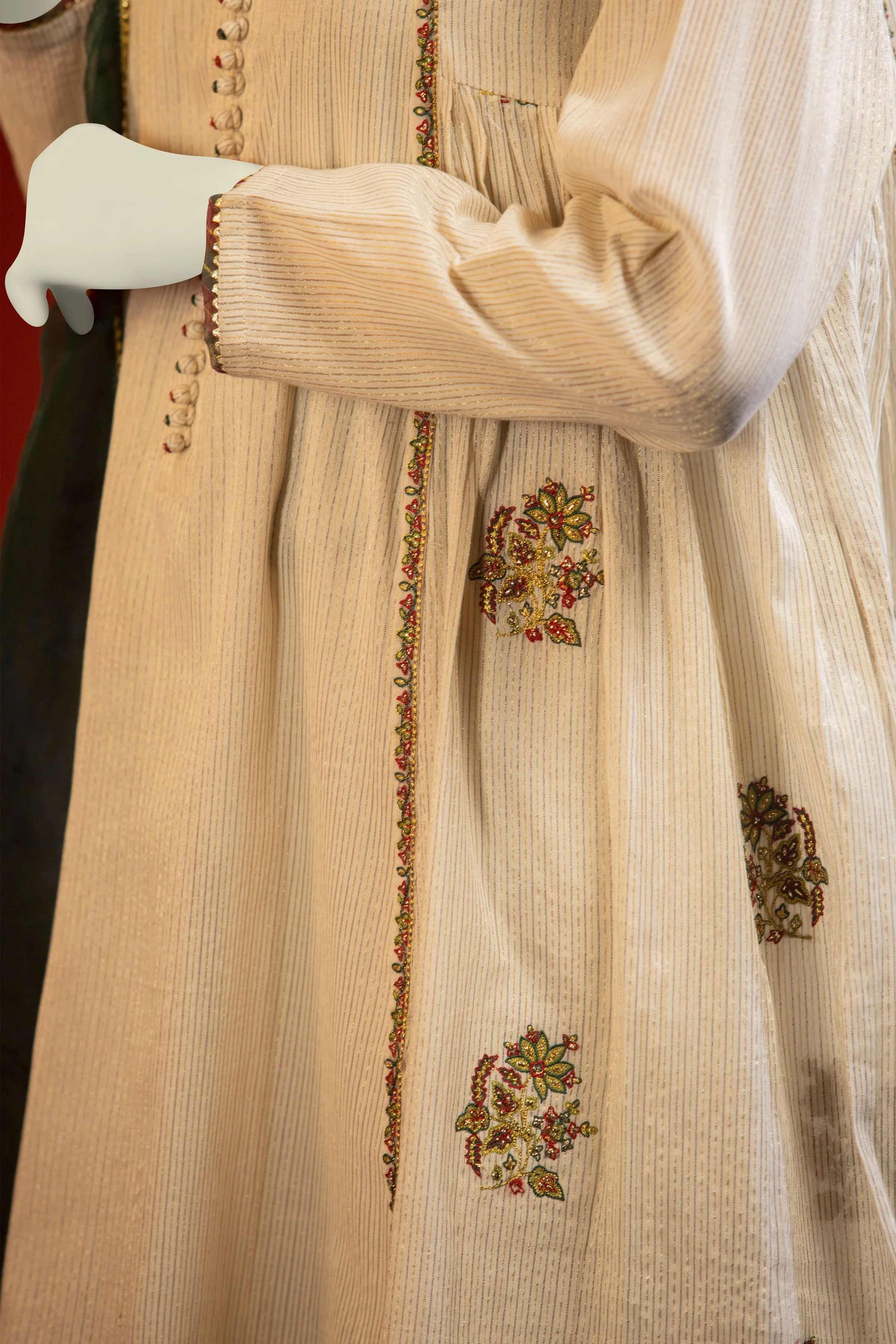 OFF WHITE ZARI 2PC STITCHED | CCW-2PS-SD-S-US-22-1001 COTTON - Image 5