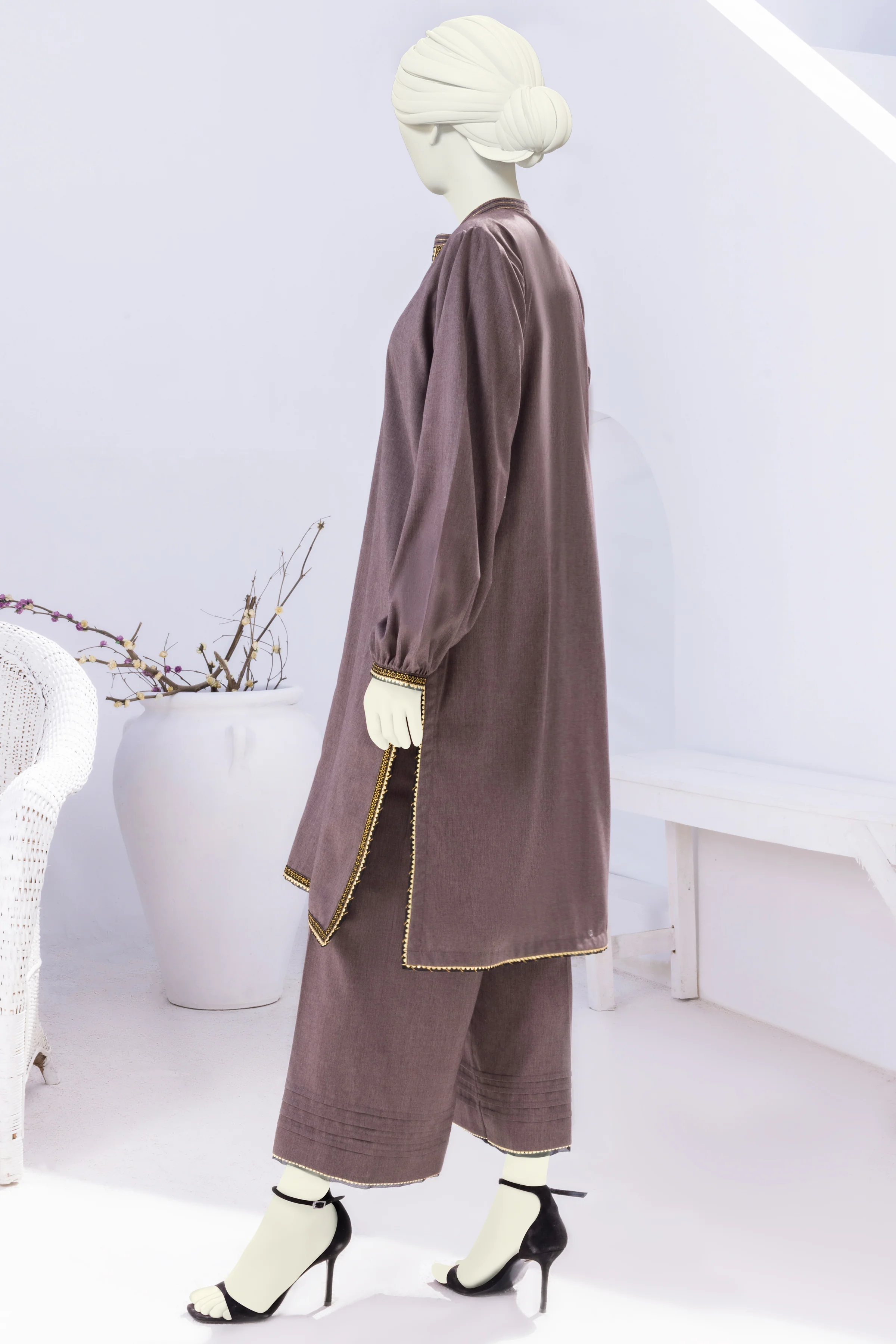 BROWN TEXTURED 2PC STITCHED | CCW-2PS-ST-S-US-22-2046/S SAND - Image 2