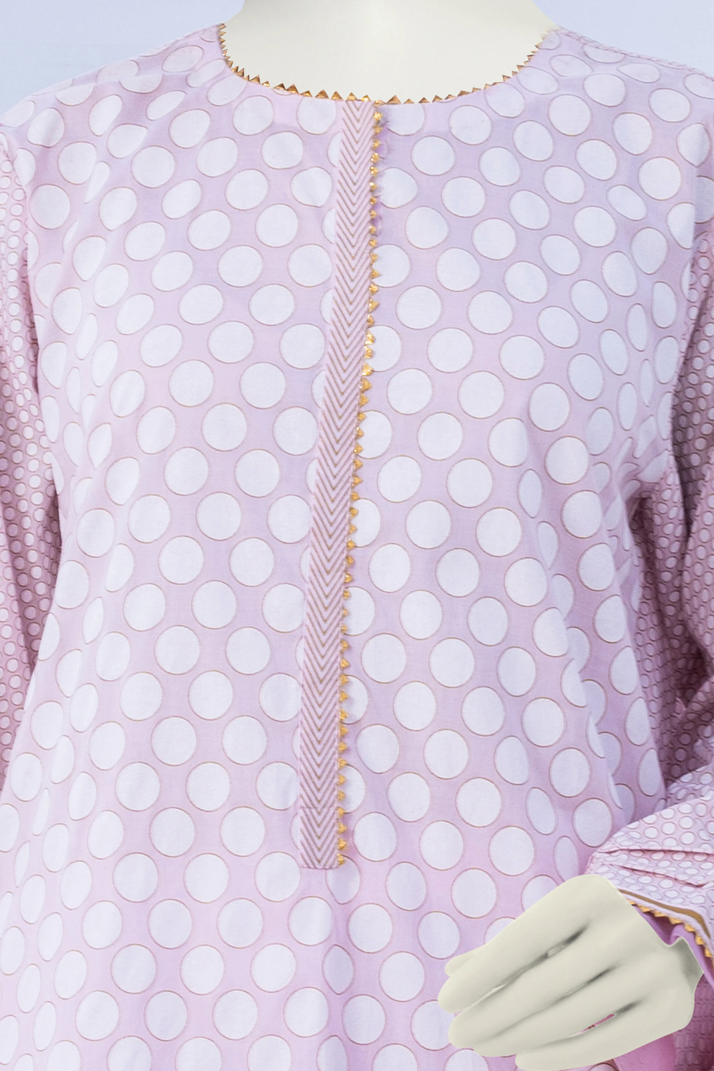 PINK-WHITE LAWN 2PC STITCHED | CCW-2PSU-ST-S-US-22-2064/S OPULENCE - Image 3