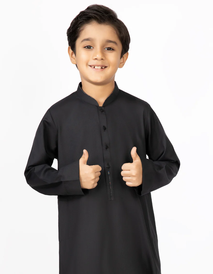 BLACK VISCOSE JUBBA | JC-JUBBA-US-44153/A22/JJ8402-CL - Image 2