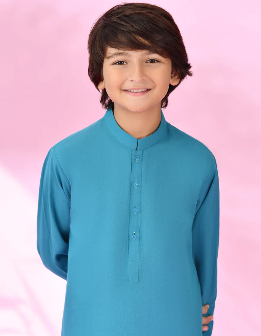SEA GREEN COTTON KURTA | JCK-A-38950/S24/DME3208-PN - Image 3