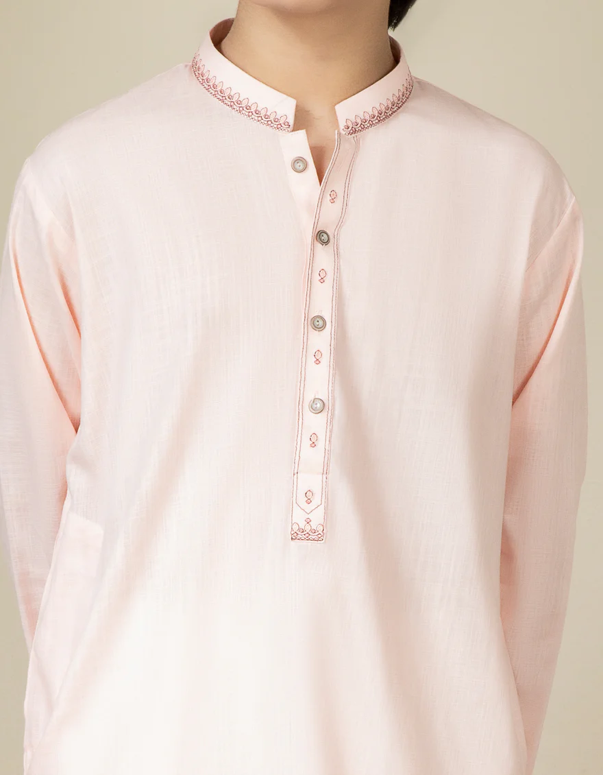 PINK COTTON KURTA | JCK-A-US-39303/S22/JJ7611-CL - Image 2