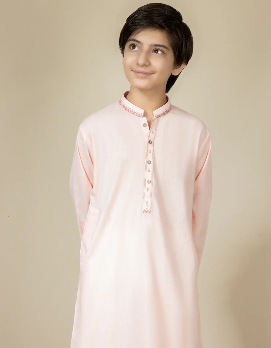 PINK COTTON KURTA | JCK-A-US-39303/S22/JJ7611-CL - Image 3