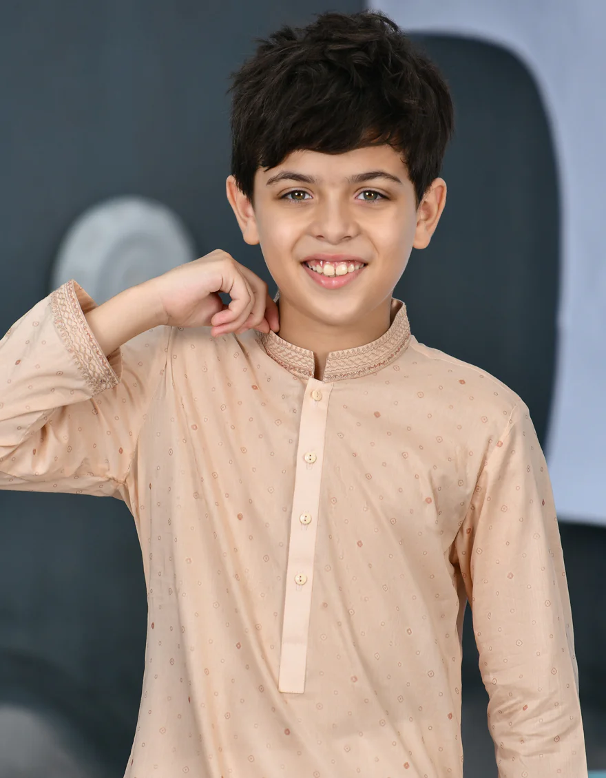 PINK COTTON KURTA | JCK-S-34418/S23/JJ8714-SF - Image 2