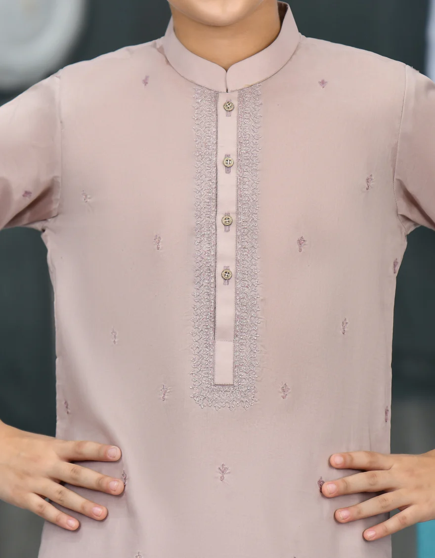 PURPLE COTTON KURTA | JCK-S-34421/S23/JJ8714-SF - Image 2