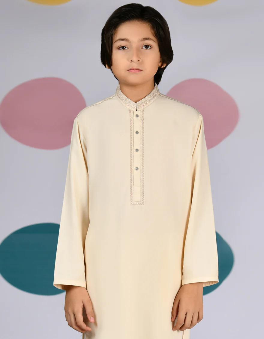 ORANGE BLENDED KURTA | JCK-S-39140/S24/JJ9122-FL - Image 2