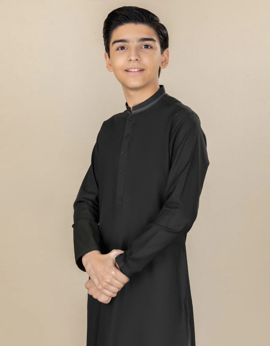 DARK GREEN COTTON KURTA | JCK-S-US-35993/S22/JJ8324-PN - Image 3