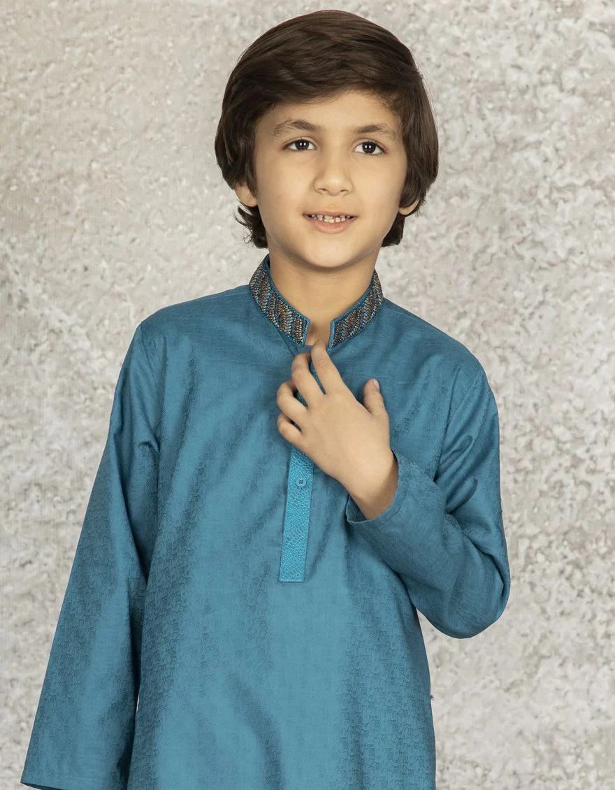 SEA GREEN KURTA | JCK-S-US-38451/S22/JJ7030-SF - Image 2