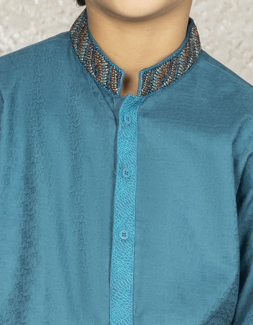 SEA GREEN KURTA | JCK-S-US-38451/S22/JJ7030-SF - Image 3