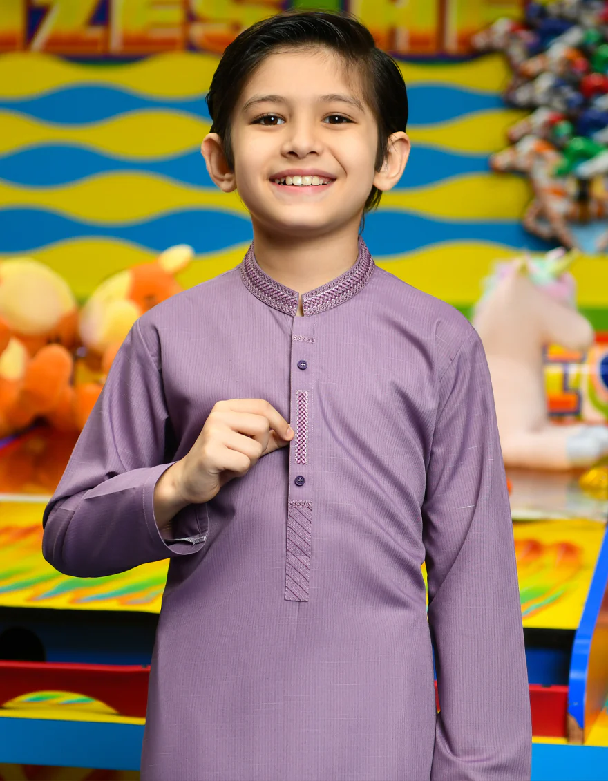 LILAC KURTA | JCK-S-US-38716/S23/JJ8715-SF - Image 2