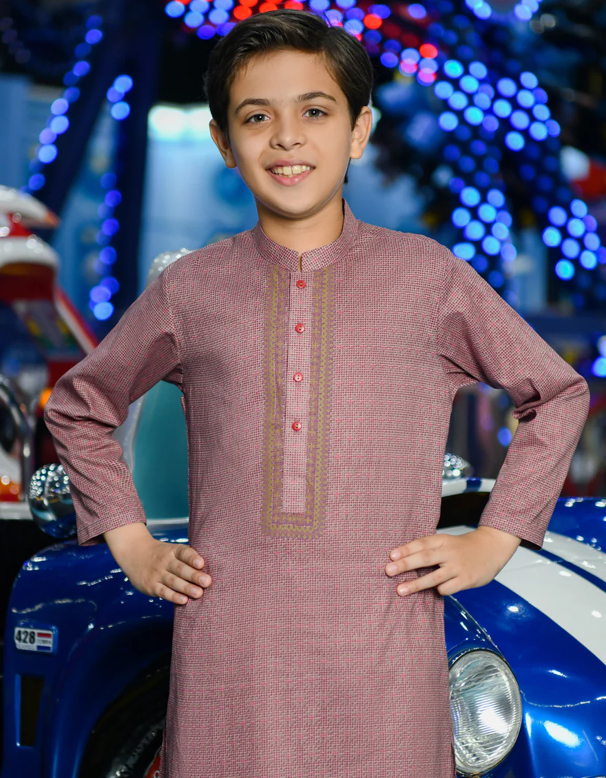 VIOLET COTTON KURTA | JCK-S-US-38800/S23/JJ8771-SF - Image 3