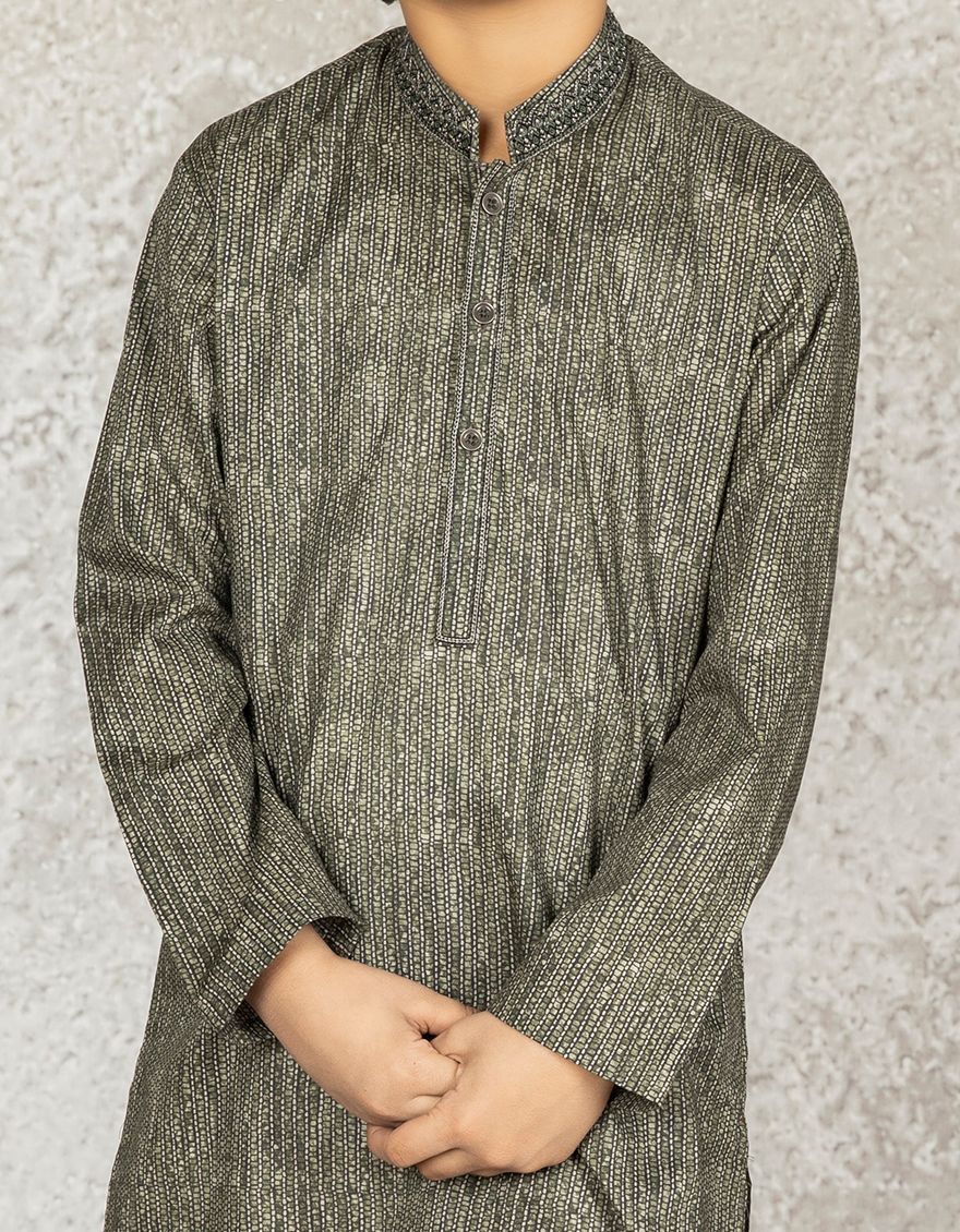 AQUA GREEN KURTA | JCK-S-US-39298/S22/JJ7546-SF - Image 2