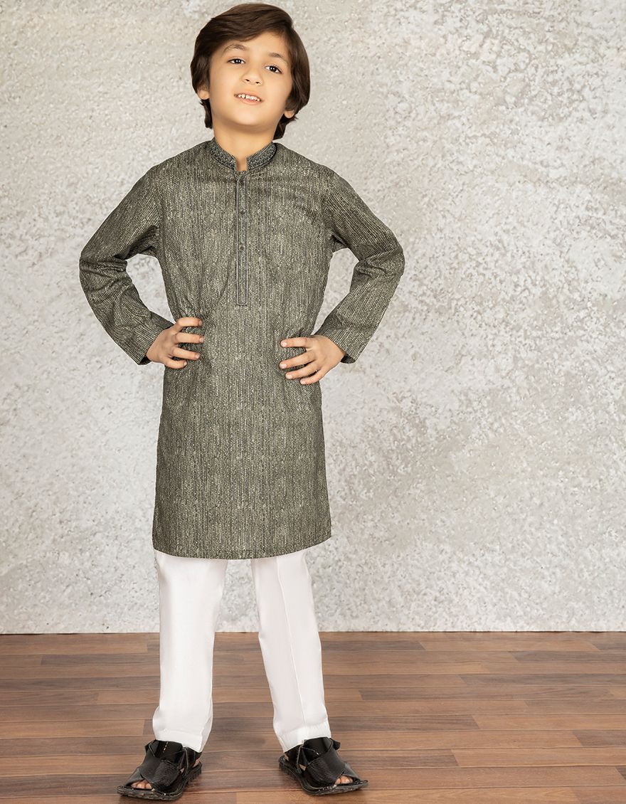AQUA GREEN KURTA | JCK-S-US-39298/S22/JJ7546-SF - Image 3