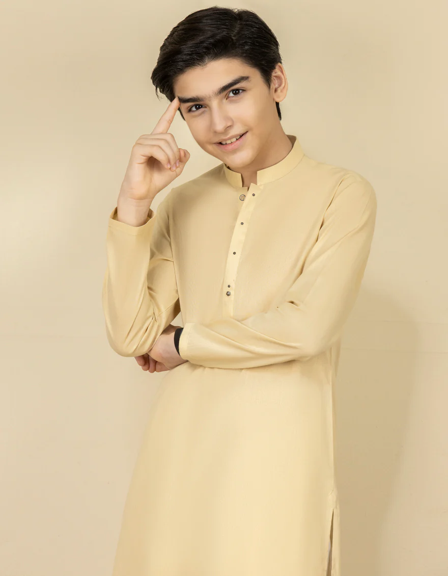FAWN COTTON KURTA | JCK-S-US-41209/S22/JJ7636-PN - Image 3