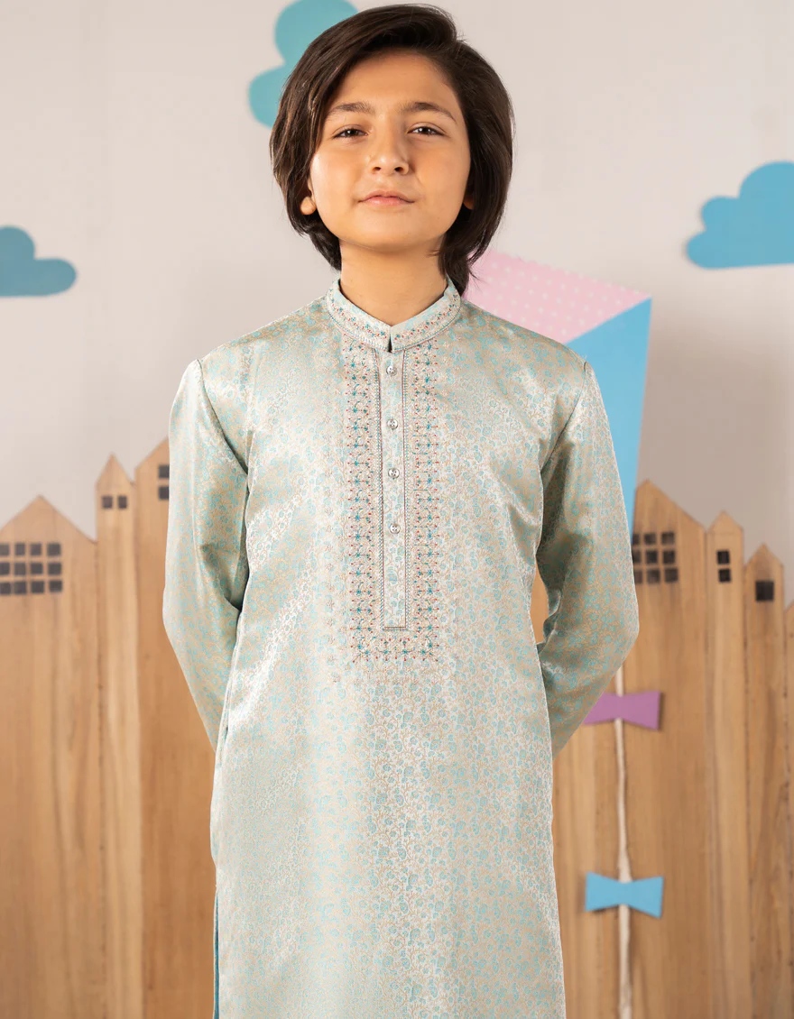 BLUE BLENDED SPECIAL KURTA | JCK-SP-A-39312/S25/J - Image 2