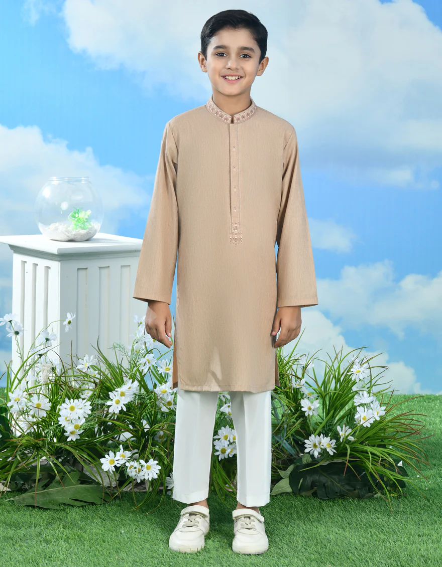 ORANGE BLENDED KURTA | JCK-SP-A-46283/S24/JJ8816-FL