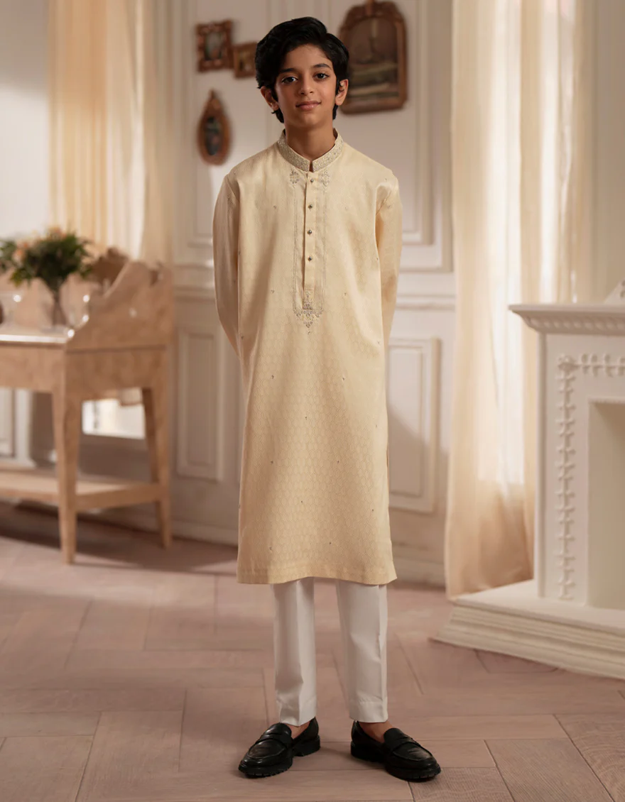 FAWN BLENDED SPECIAL KURTA | JCK-SP-A-48217/S25/JJ9793-FL