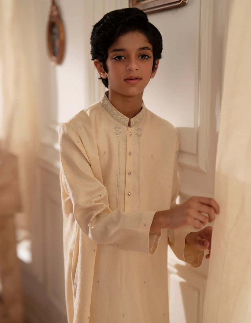 FAWN BLENDED SPECIAL KURTA | JCK-SP-A-48217/S25/JJ9793-FL - Image 2