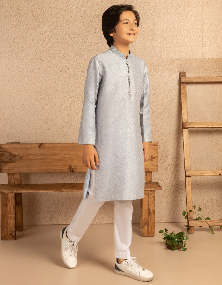 SKY BLUE BLENDED SPECIAL KURTA | JCK-SP-A-48225/S25/JJ9998-FL