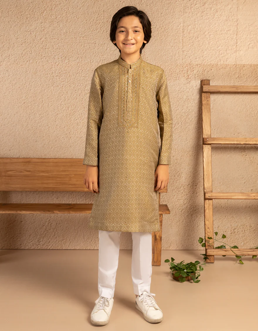 LIGHT GREEN BLENDED SPECIAL KURTA | JCK-SP-A-50265/S25/JJ11065-FL