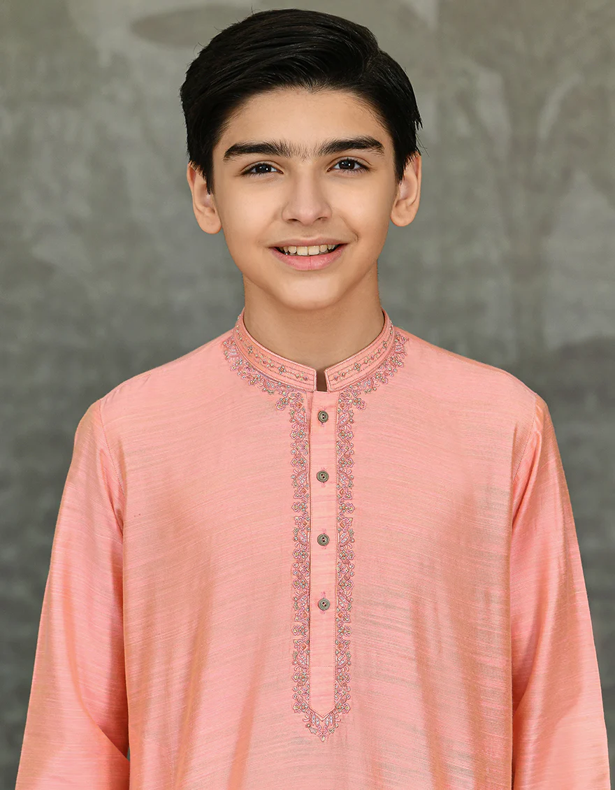 LIGHT PINK SPECIAL KURTA | JCK-SP-US-43033/S22/JJ8025-FL - Image 2