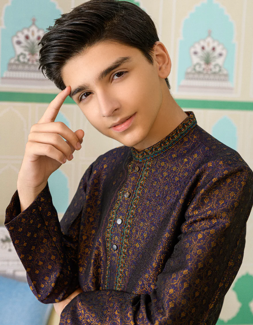 DARK PURPLE KURTA | JCK-SP-US-44265/A23/JJ8443-FL - Image 8