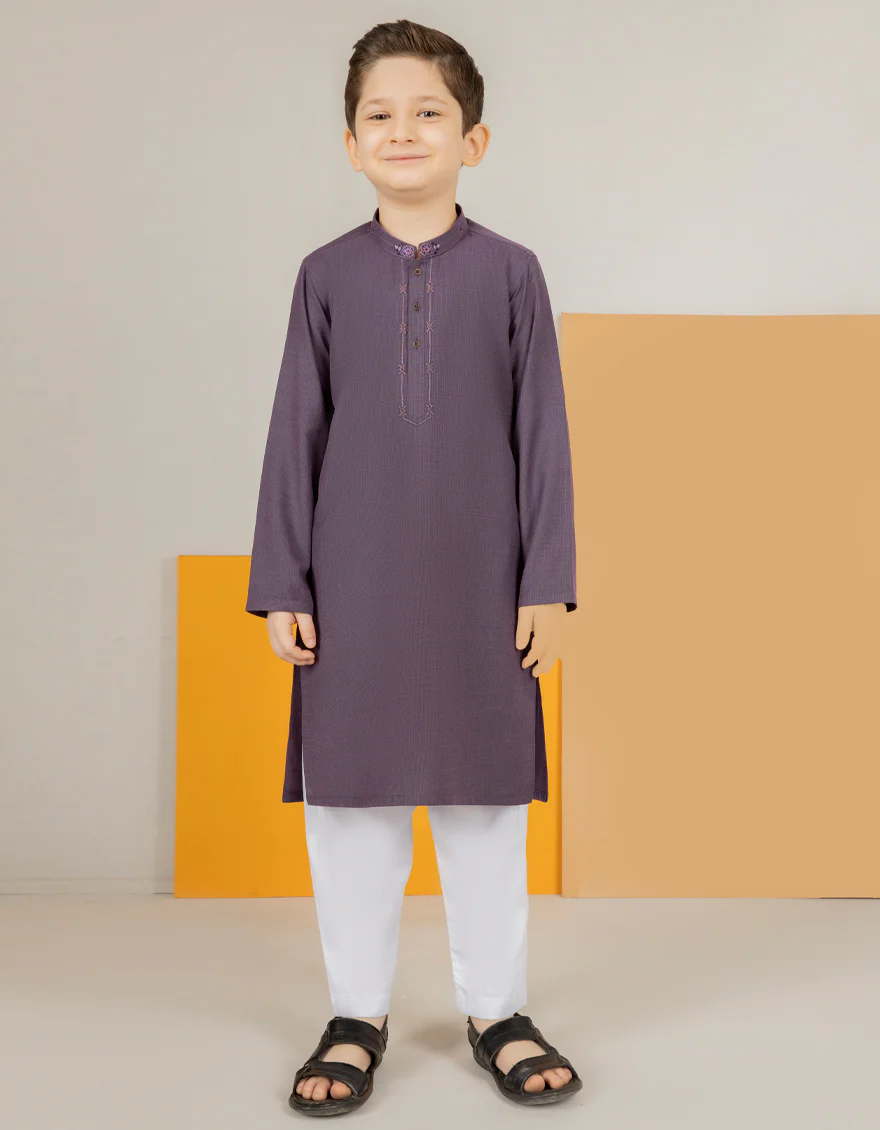 PURPLE VISCOSE KURTA | JCK-US-45068/A22/JJ8688-SF