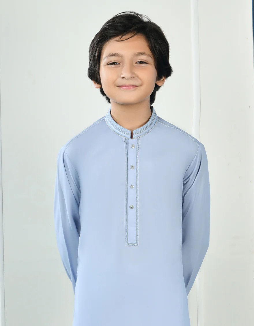 BLUE KURTA TROUSERS | JCKP-A-39030/S24/JJ9294-SF - Image 2