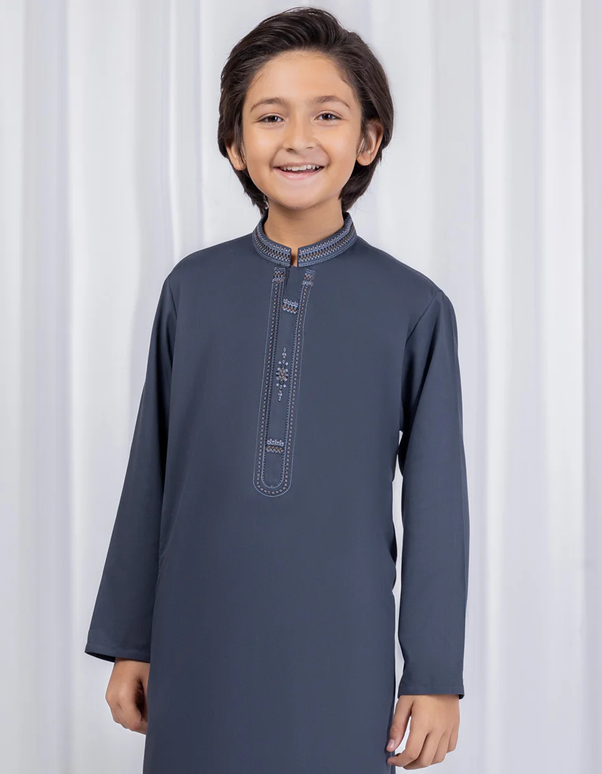 GREY BLENDED KURTA TROUSERS | JCKP-A-39033/S24/JJ8 - Image 3