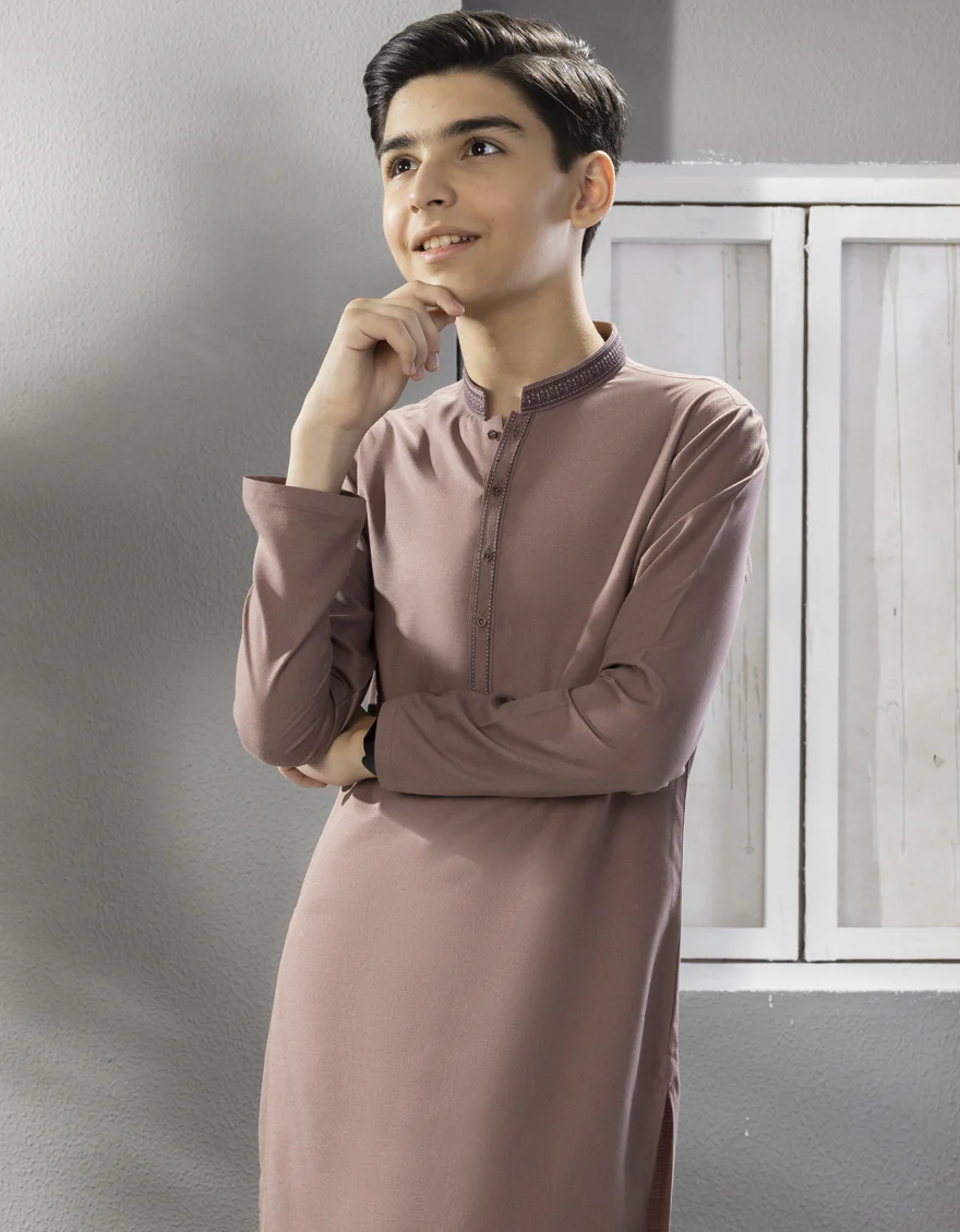 PLUM BLENDED KURTA TROUSERS | JCKP-S-US-38625/S22/JJ8212-SF - Image 4