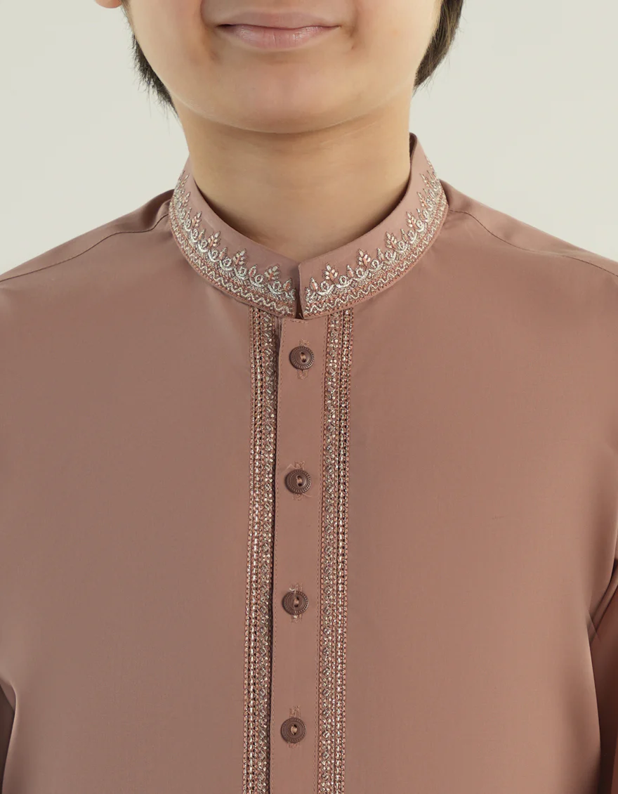 TEA PINK KAMEEZ SHALWAR | JCKS-A-39190/S24/JJ9569-FL - Image 2