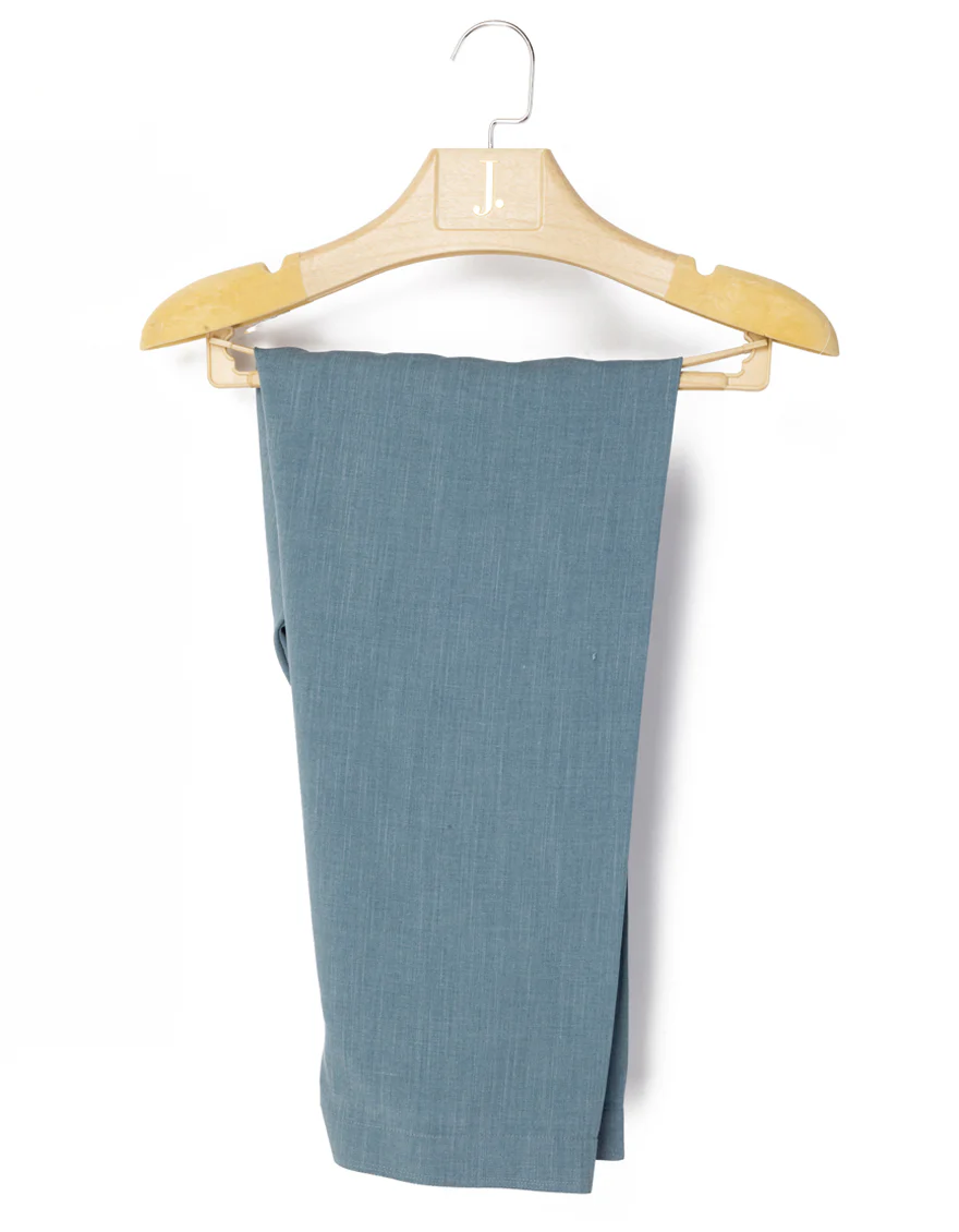 DULL BLUE BLENDED KAMEEZ SHALWAR | JCKS-A-39303/S25/JJ5966-PN - Image 2