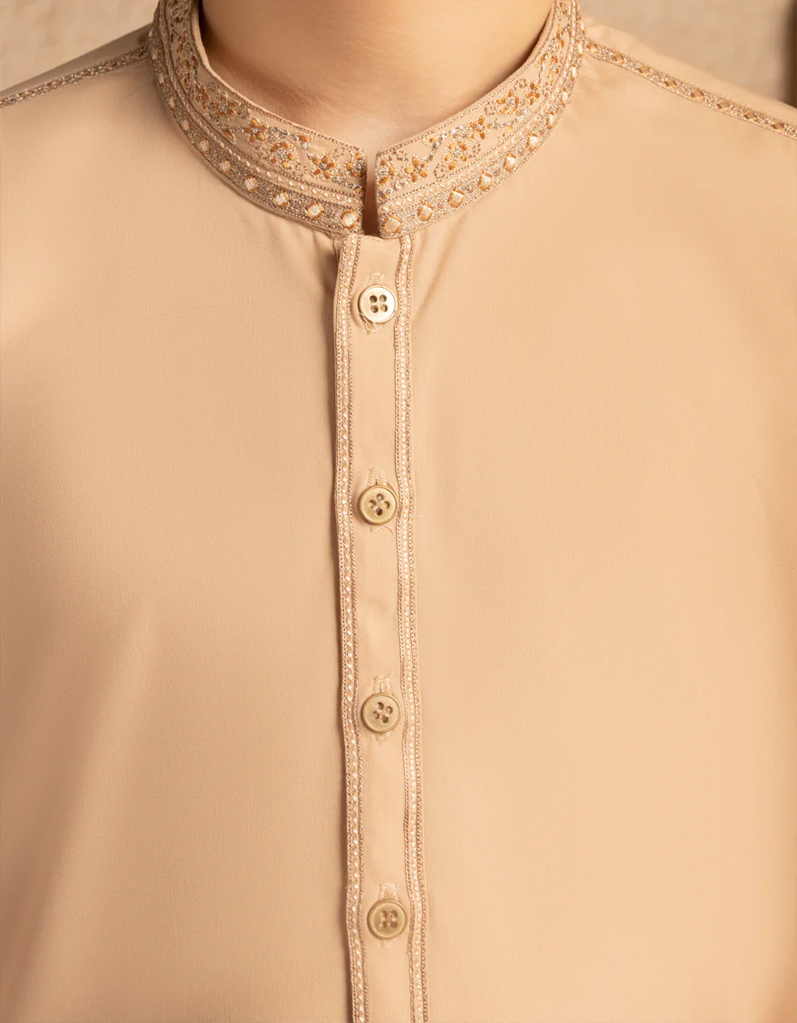 FAWN BLENDED KAMEEZ SHALWAR | JCKS-A-39327/S25/JJ10120-FL - Image 3