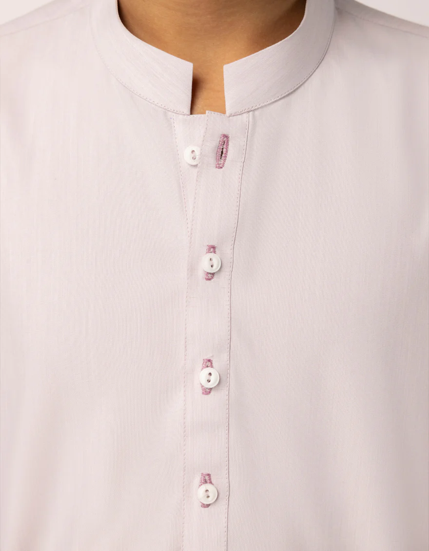 LILAC BLENDED KAMEEZ SHALWAR | JCKS-A-46834/S25/JJ9945-PN - Image 3
