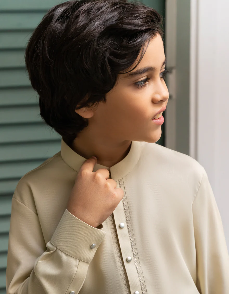 PISTACHIO BLENDED KAMEEZ SHALWAR | JCKS-A-90510/S25/JJ9765-SF - Image 2