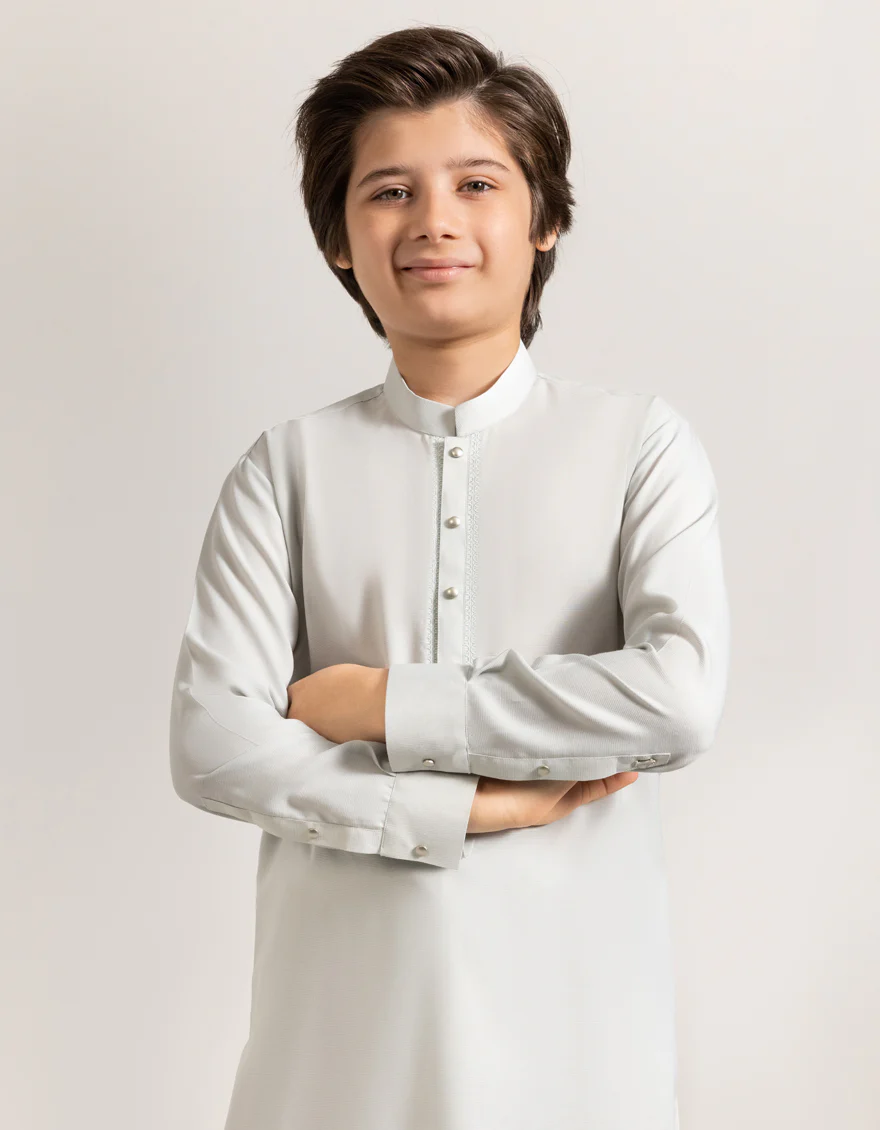 SMOKE BLENDED KAMEEZ SHALWAR | JCKS-A-90527/S25/JJ9767-SF - Image 2