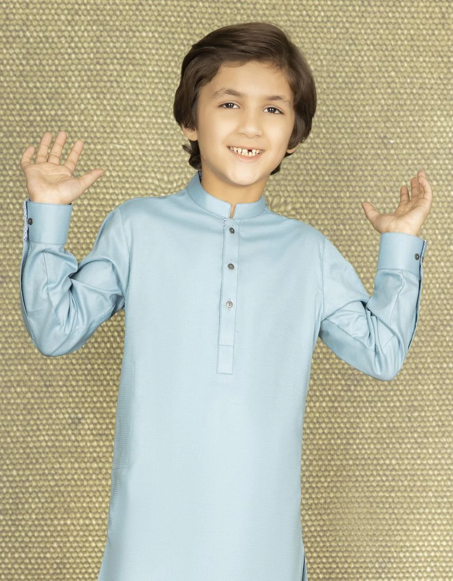 CYAN KAMEEZ SHALWAR | JCKS-S-US-35874/S22/JJ7658-PN - Image 2