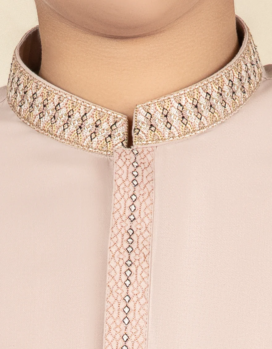 TEA PINK BLENDED KAMEEZ SHALWAR | JCKS-S-US-35937/S22/JJ7561-SF - Image 2