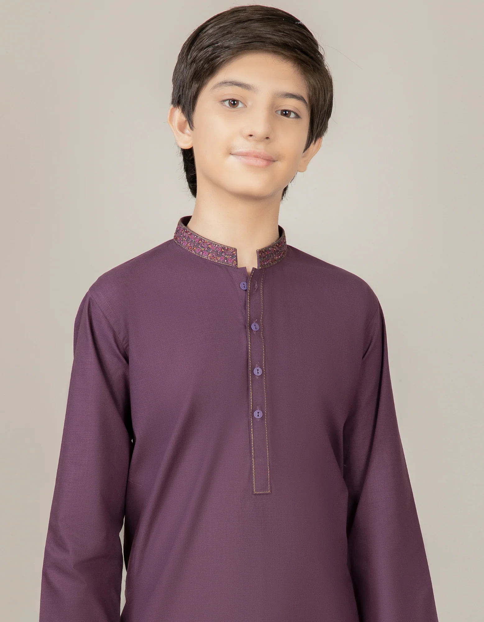 PURPLE BLENDED KAMEEZ SHALWAR | JCKS-S-US-38521/S22/JJ7622-SF - Image 2