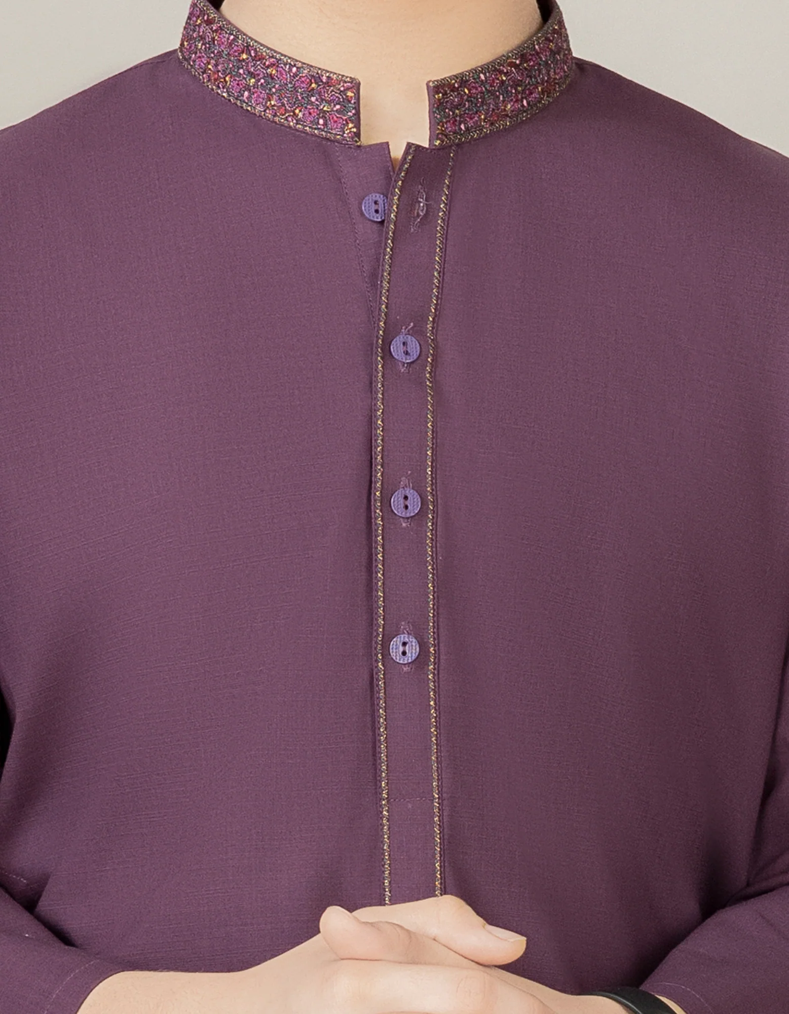 PURPLE BLENDED KAMEEZ SHALWAR | JCKS-S-US-38521/S22/JJ7622-SF - Image 3