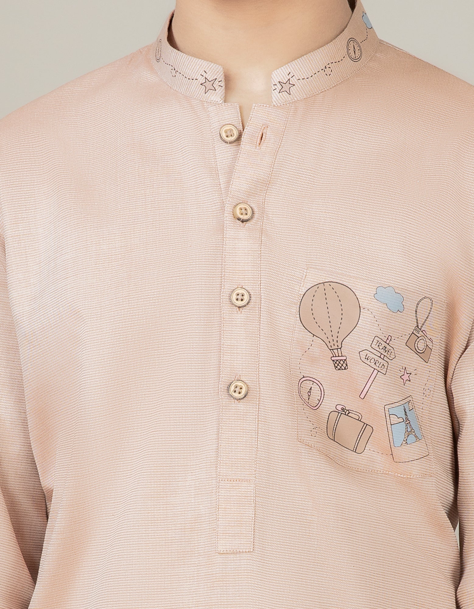 TEA PINK COTTON KAMEEZ SHALWAR | JCKS-S-US-41134/S22/JJ7688-CL - Image 2