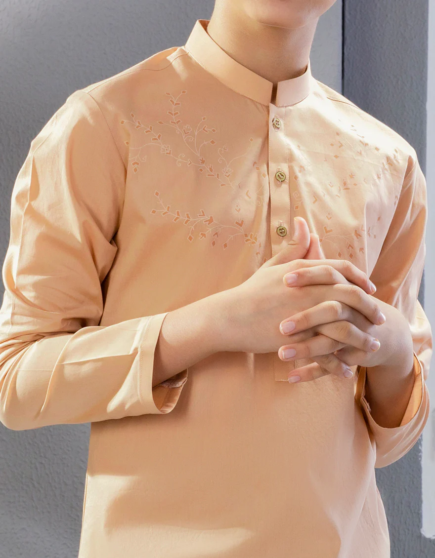PEACH KAMEEZ SHALWAR | JCKS-S-US-46039/S23/JJ8332-SF - Image 2