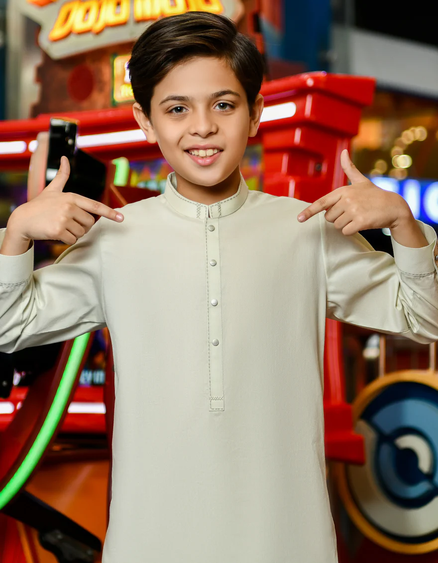 PEAL GREEN COTTON KAMEEZ SHALWAR | JCKS-S-US-46138/S23/JJ8826-CL - Image 2