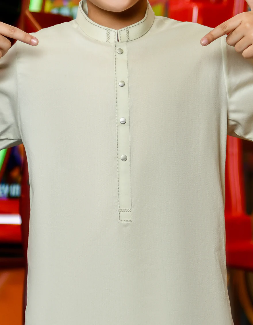 PEAL GREEN COTTON KAMEEZ SHALWAR | JCKS-S-US-46138/S23/JJ8826-CL - Image 3
